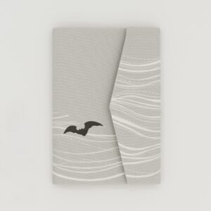 お薬手帳ケース『ONE TONE』(こうもりグレー)