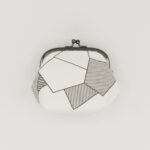 がま口ポーチ『ONE TONE』(氷割白)