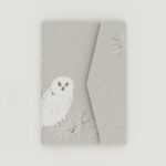 お薬手帳ケース『ONE TONE』(ふくろうグレー)