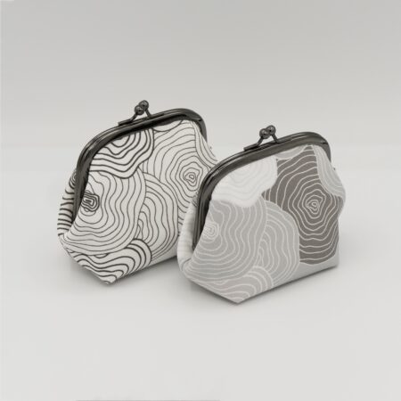 がま口ポーチ『ONE TONE』(椿白)