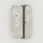 たわら型がま口ポーチ『ONE TONE』（松グレー）