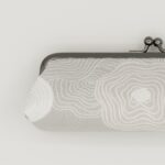 がま口ペンケース『ONE TONE』(椿グレー)