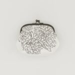 がま口ポーチ『ONE TONE』(菊白)