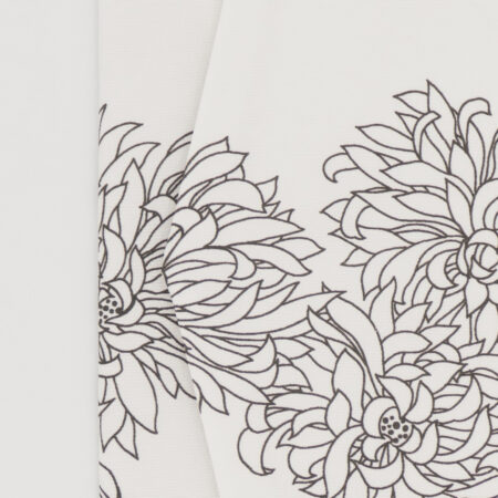 金封袱紗『ONE TONE』（菊白)