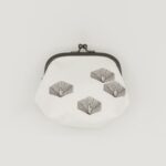 がま口ポーチ『ONE TONE』(松白)