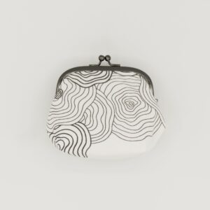 がま口ポーチ『ONE TONE』(椿白)