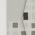 お薬手帳ケース『ONE TONE』(格子グレー)