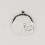 がま口コインケース『ONE TONE』(鹿白)