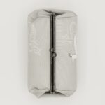 たわら型がま口ポーチ『ONE TONE』(鹿グレー)