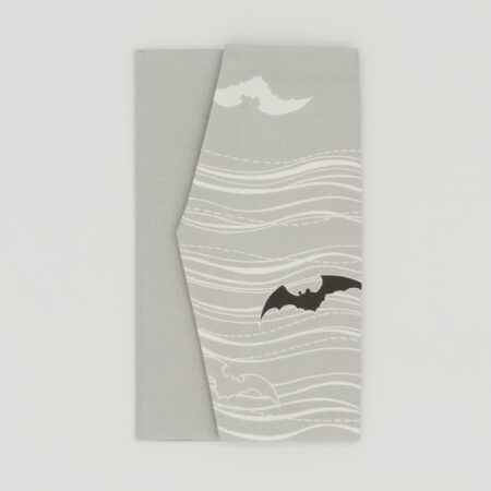 金封袱紗『ONE TONE』（こうもりグレー)