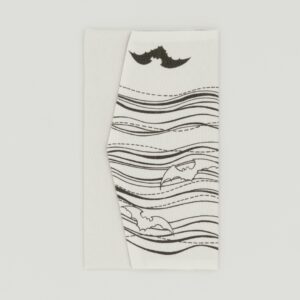 念珠入れ『ONE TONE』(こうもり白)