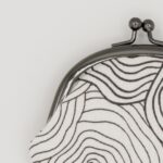 がま口コインケース『ONE TONE』(椿白)