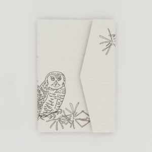 お薬手帳ケース『ONE TONE』(ふくろう白)