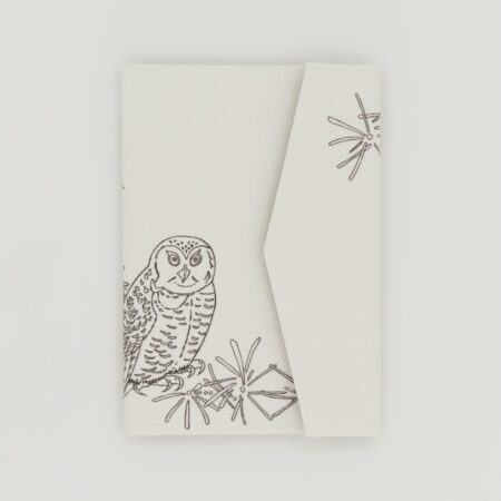 お薬手帳ケース『ONE TONE』(ふくろう白)