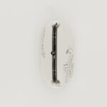 がま口ポーチ『ONE TONE』(鹿白)