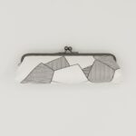 がま口ペンケース『ONE TONE』(氷割白)