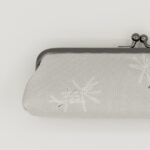 がま口ペンケース『ONE TONE』(ふくろうグレー)