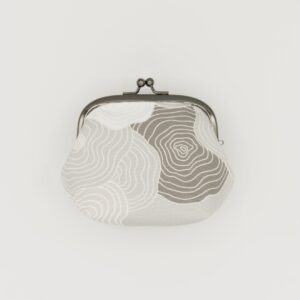 がま口ポーチ『ONE TONE』(椿グレー)