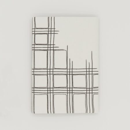 お薬手帳ケース『ONE TONE』(格子白)