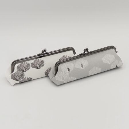 がま口ペンケース『ONE TONE』(松白)