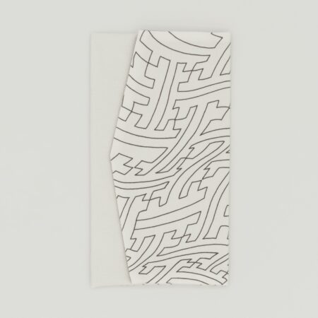 念珠入れ『ONE TONE』（紗綾型白)