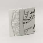 念珠入れ『ONE TONE』（紗綾型グレー)