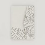 お薬手帳ケース『ONE TONE』(紗綾型白)