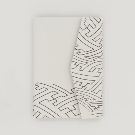 お薬手帳ケース『ONE TONE』(紗綾型白)