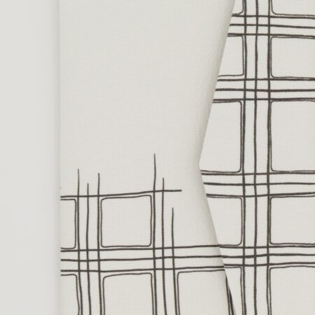 お薬手帳ケース『ONE TONE』(格子白)