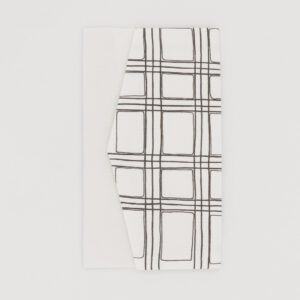 金封袱紗『ONE TONE』(格子白)