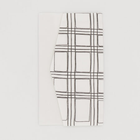 金封袱紗『ONE TONE』（格子白）