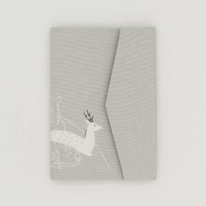 お薬手帳ケース『ONE TONE』(鹿グレー)