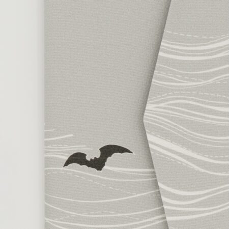 お薬手帳ケース『ONE TONE』(こうもりグレー)