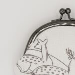 がま口コインケース『ONE TONE』(鹿白)