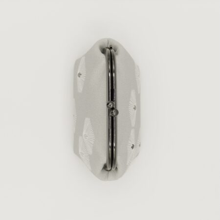 がま口ポーチ『ONE TONE』(松グレー)