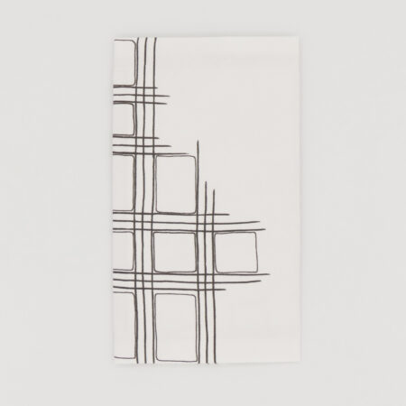 金封袱紗『ONE TONE』（格子白）